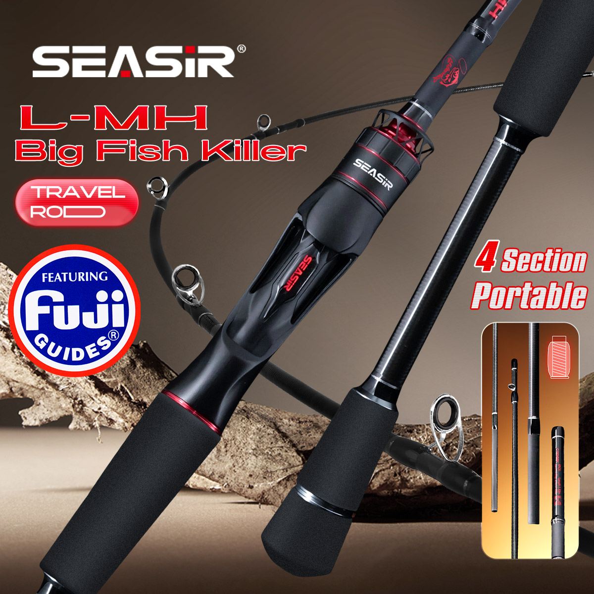 Seasir Salminus XF M/MH Spinin - Fishing Rod Surf review and price