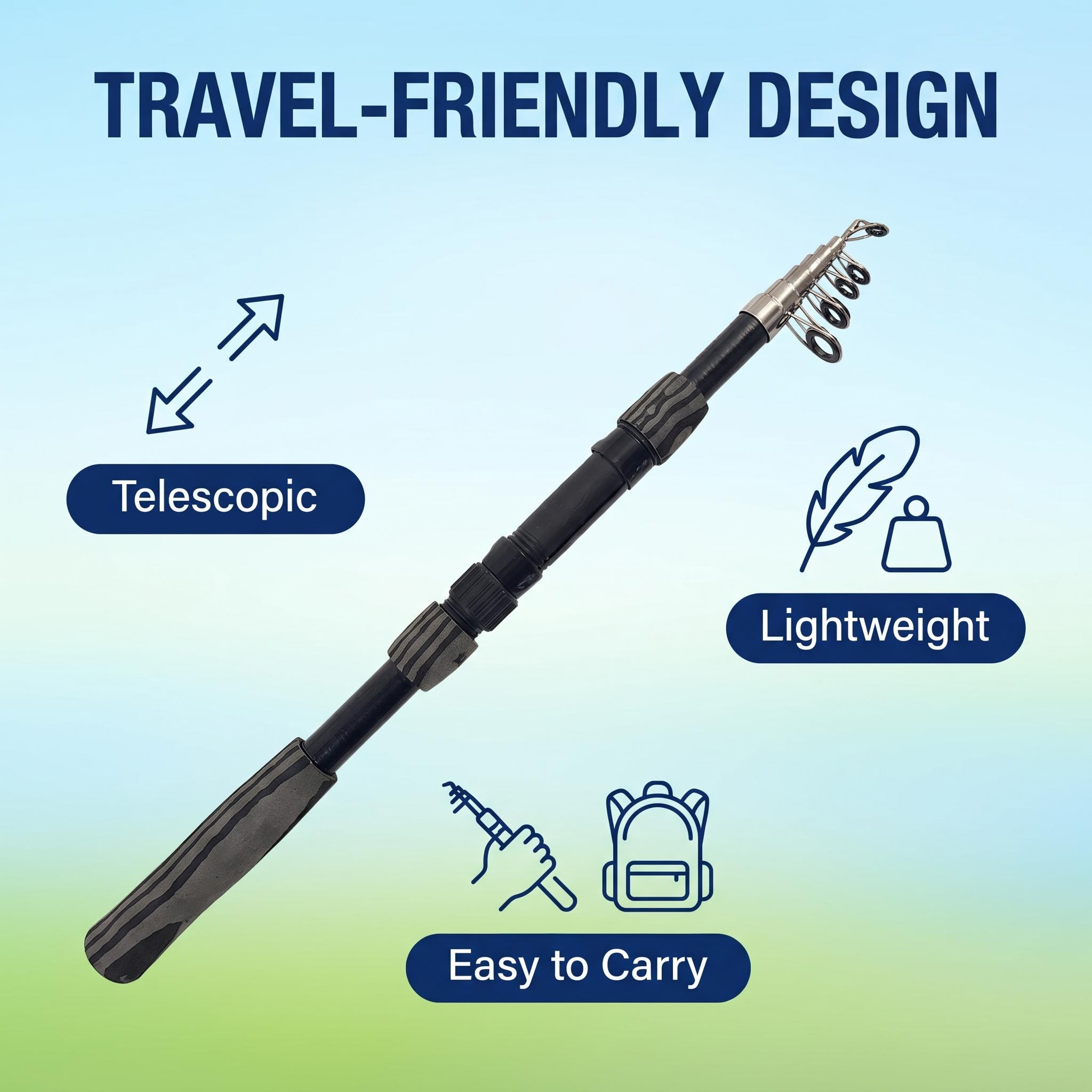 Portable Telescopic Fishing Ro - Fishing Rod Spinning review and price