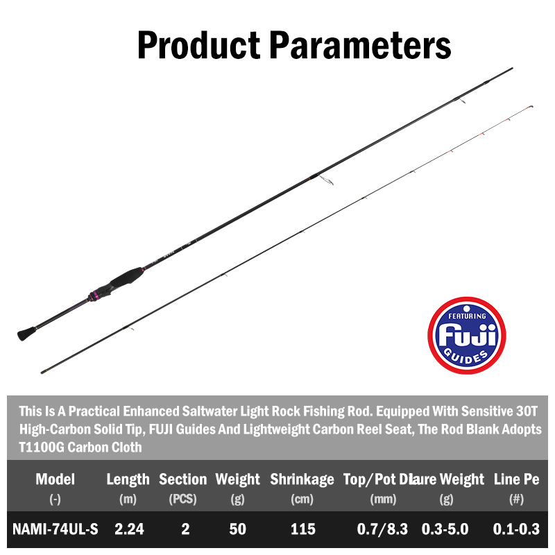 LEYDUN NAMI Ultralight Ajing R - Fishing Rod Surf review and price