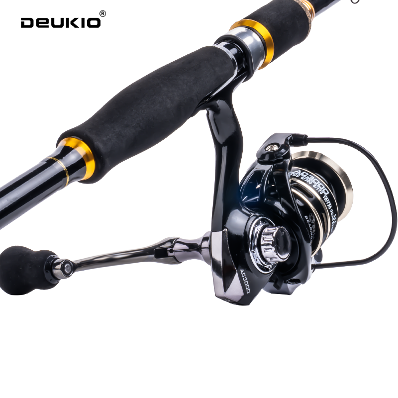 DEUKIO 1.8/2.1m Carbon Spinnin - Fishing Rod Combo review and price
